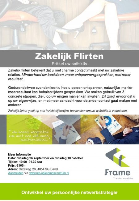 Wat is zakelijk flirten
